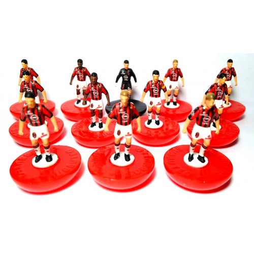 Subbuteo Andrew Table Soccer AC Milan 1995-96 on classic Hasbro Bases